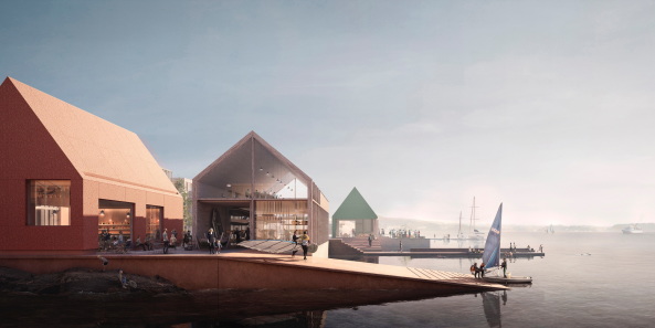 Haptic Architects, Aquarium, Oslo, Norwegen, Fische