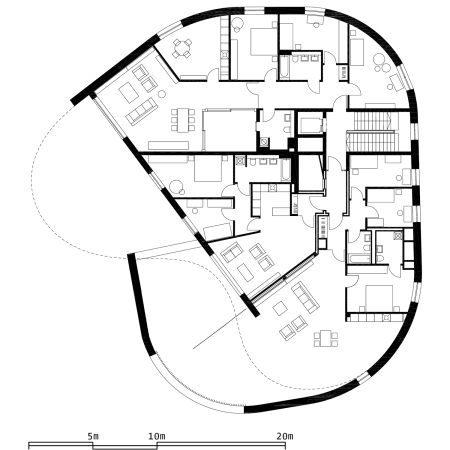 Hilden, Molestina Architekten, Kirche, Gemeindezentrum, Klinker, Hofsituation
