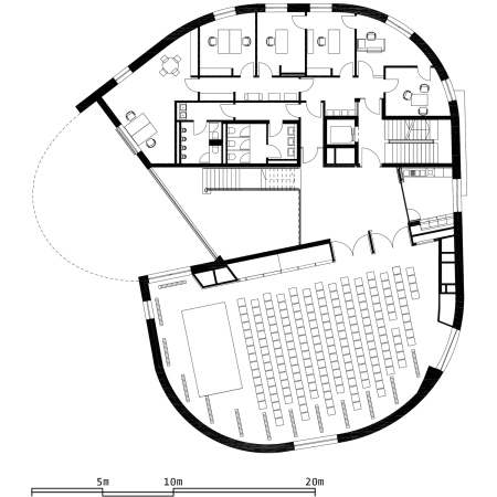 Hilden, Molestina Architekten, Kirche, Gemeindezentrum, Klinker, Hofsituation