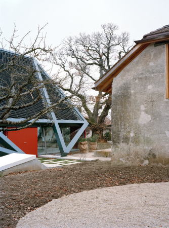 Wohnen, Gemeinschaftswohnen, Stahl, Holz, Presshaus, Umbau