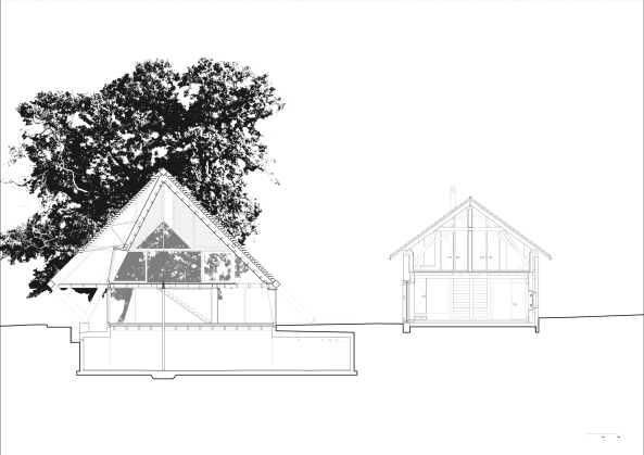 Wohnen, Gemeinschaftswohnen, Stahl, Holz, Presshaus, Umbau