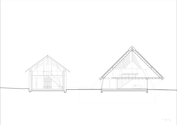 Wohnen, Gemeinschaftswohnen, Stahl, Holz, Presshaus, Umbau