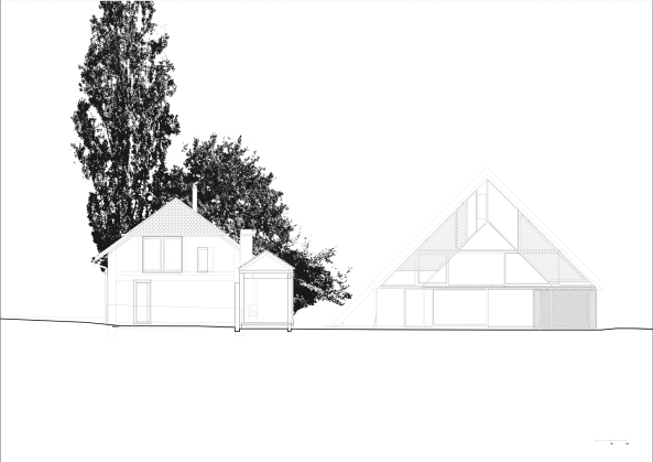 Wohnen, Gemeinschaftswohnen, Stahl, Holz, Presshaus, Umbau