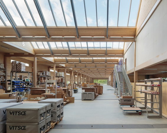 Vits, Leamington Spa, Firmensitz, Dieter Rams, factory, 2017, wood, Holz