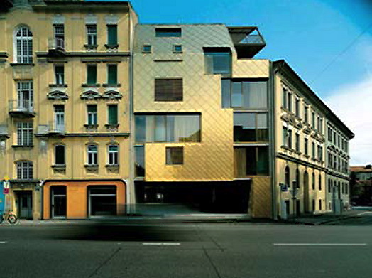 Golden Nugget, Wohn- und Geschftshaus in Graz, Architekten: Innocad