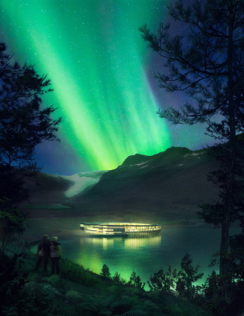 Svart, Snhetta, Norwegen, Arktis, Hotel, Energie positiv, Arctic Adventure, Asplan Viak,  Skanska, Powerhouse