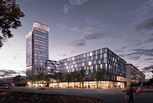 Neue Stra�enfront nach Westen