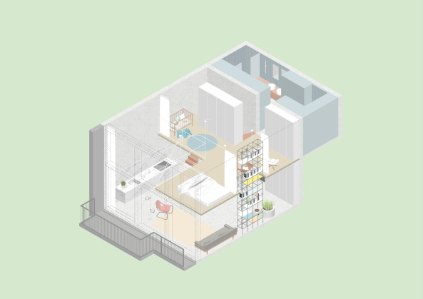 Penthouse von Marc Koehler in Amsterdam