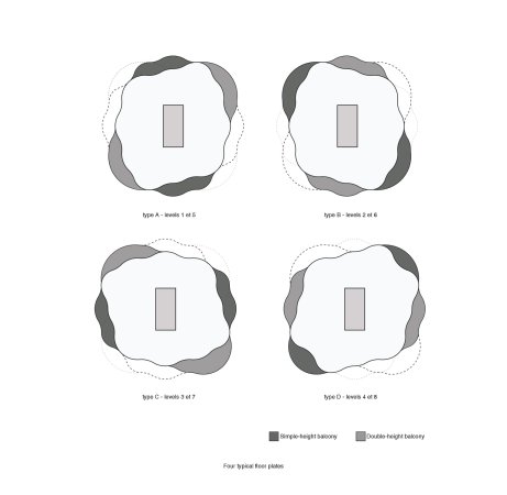 Farshid Moussavi , Montpellier, Wohnen, Balkone, Wohnturm, Metallfassade