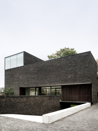 Backstein, Notariat, Abscis Architects, Bro, Gent, Belgien