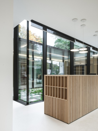 Backstein, Notariat, Abscis Architects, Bro, Gent, Belgien