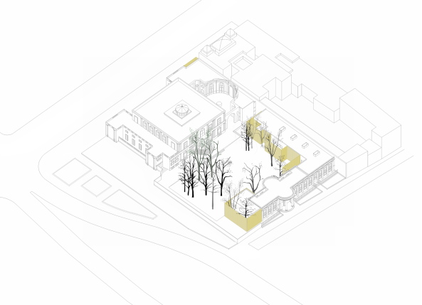 ipia+nieto arquitectos, Ossa Arquitectura, Santiago de Chile, Botschaftsgebude, Sanierung, Fassade