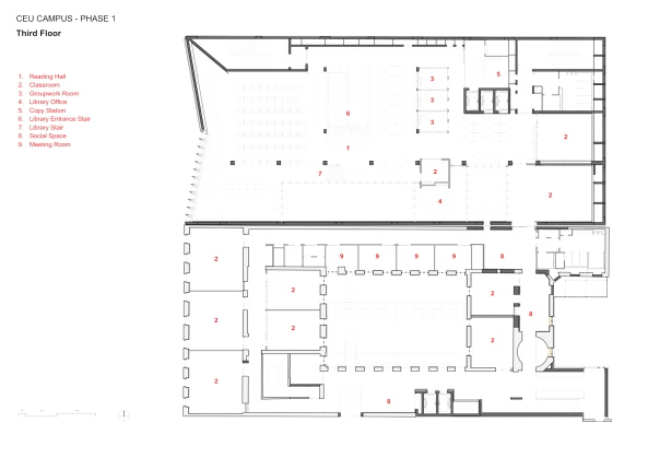 Ungarn, Budapest, CEU, Central European University, O'Donnell+Tuomey