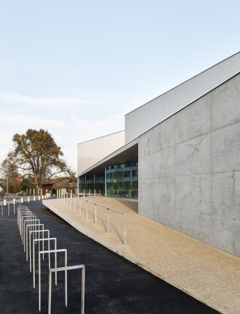 Dominique Coulon, Straburg, Sport, Sporthalle, Mehrzweck, Beton, Transparenz