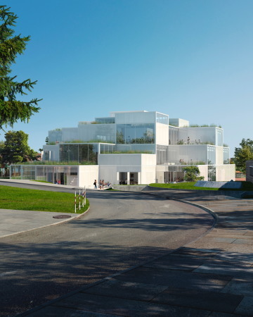 HSG Learning Center, St. Gallen, Sou Fujimoto, Hochschulerweiterung