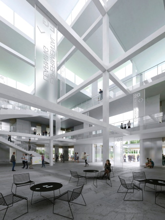 HSG Learning Center, St. Gallen, Sou Fujimoto, Hochschulerweiterung