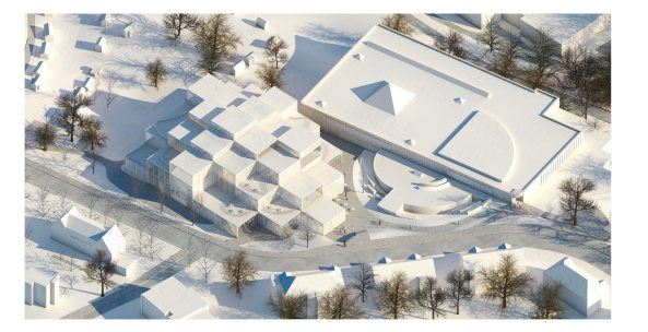 HSG Learning Center, St. Gallen, Sou Fujimoto, Hochschulerweiterung