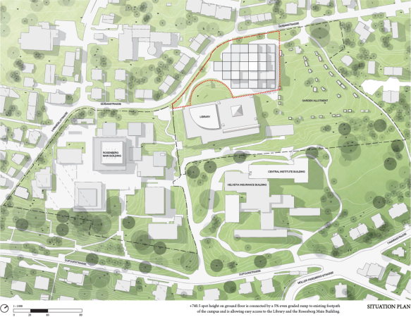 HSG Learning Center, St. Gallen, Sou Fujimoto, Hochschulerweiterung