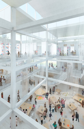 HSG Learning Center, St. Gallen, Sou Fujimoto, Hochschulerweiterung