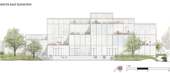 HSG Learning Center, St. Gallen, Sou Fujimoto, Hochschulerweiterung