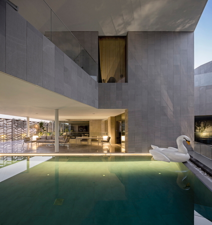 Wohnen, Fassade, Grten, Pool, Mittlerer Osten, Klima, AGi Architects