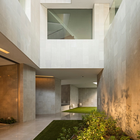 Wohnen, Fassade, G�rten, Pool, Mittlerer Osten, Klima, AGi Architects