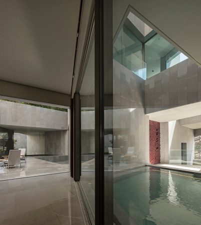 Wohnen, Fassade, G�rten, Pool, Mittlerer Osten, Klima, AGi Architects