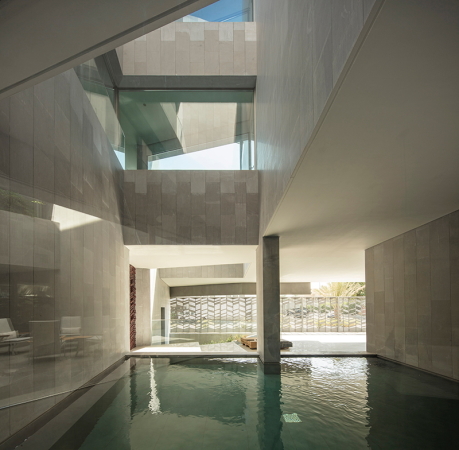 Wohnen, Fassade, G�rten, Pool, Mittlerer Osten, Klima, AGi Architects