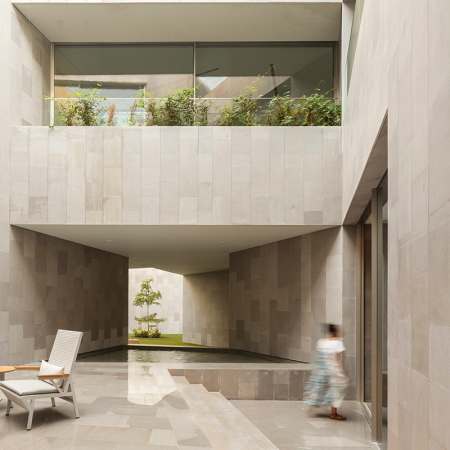 Wohnen, Fassade, G�rten, Pool, Mittlerer Osten, Klima, AGi Architects