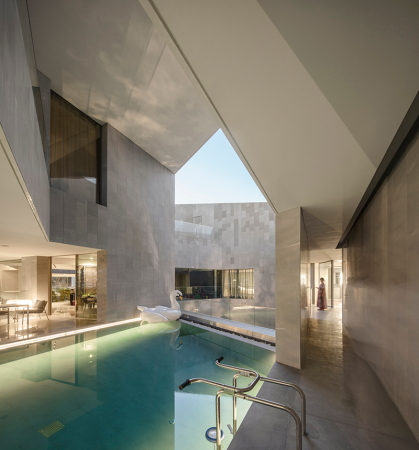 Wohnen, Fassade, G�rten, Pool, Mittlerer Osten, Klima, AGi Architects