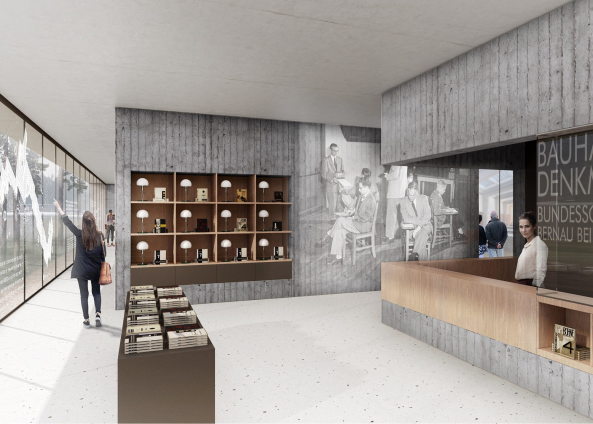 ADGB, Bernau, Hannes Meyer, Besucherzentrum, Bauhaus, Steimle Architekten, Wettbewerb, competition, Hans Wittwer, 2019, Jubilum, Infozentrum, Bundesschule