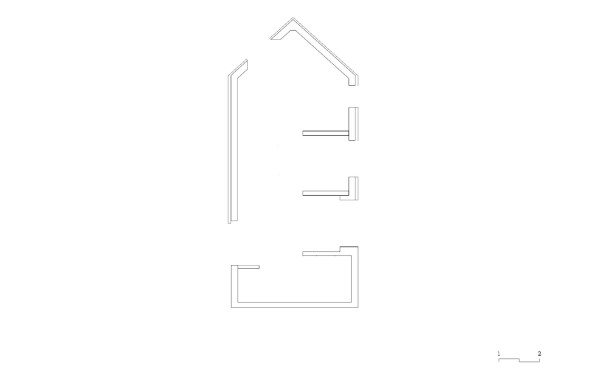 3. Preis: Haus am B�umle in Lochau (�sterreich), Bernardo Bader Architekten: Schnitt