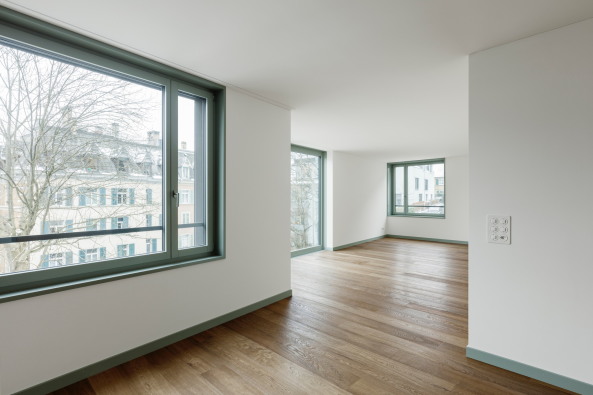 Wohnungsbau, Fassaden, Holzlamellen, Igual&Guggenheim