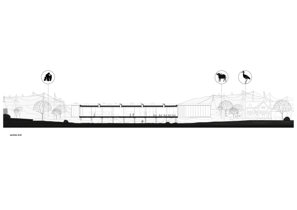 Erweiterung, Anbau, Zoo Antwerpen, Studio Farris, Savanne Restaurant