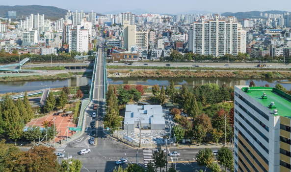 Bibliothek, Beton, ffentliches Gebude, Unsangdong Architects, Seoul, Sdkorea