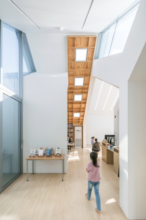 Bibliothek, Beton, �ffentliches Geb�ude, Unsangdong Architects, Seoul, S�dkorea