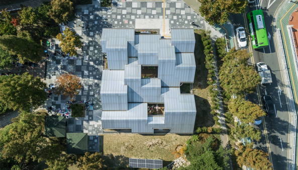 Bibliothek, Beton, ffentliches Gebude, Unsangdong Architects, Seoul, Sdkorea