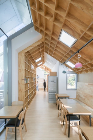 Bibliothek, Beton, �ffentliches Geb�ude, Unsangdong Architects, Seoul, S�dkorea