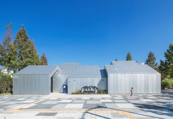 Bibliothek, Beton, �ffentliches Geb�ude, Unsangdong Architects, Seoul, S�dkorea