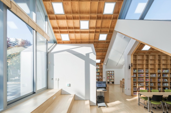 Bibliothek, Beton, �ffentliches Geb�ude, Unsangdong Architects, Seoul, S�dkorea