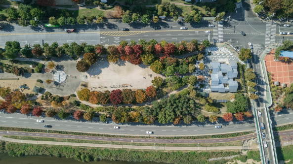 Bibliothek, Beton, �ffentliches Geb�ude, Unsangdong Architects, Seoul, S�dkorea