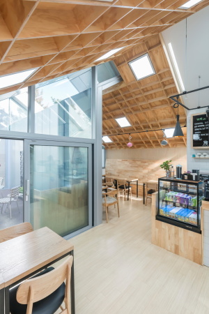 Bibliothek, Beton, �ffentliches Geb�ude, Unsangdong Architects, Seoul, S�dkorea