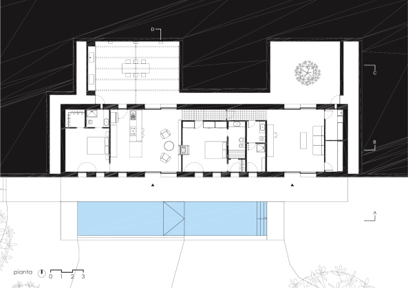 Ferienhaus, Italien, Beton, Stein, Reisen