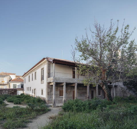 Umbau, Murado Elvira, Biblioteca P�blica Municipal de Baiona, Sancti Spiritus Hospital
