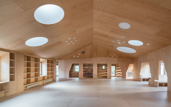 Umbau, Murado Elvira, Biblioteca Pblica Municipal de Baiona, Sancti Spiritus Hospital