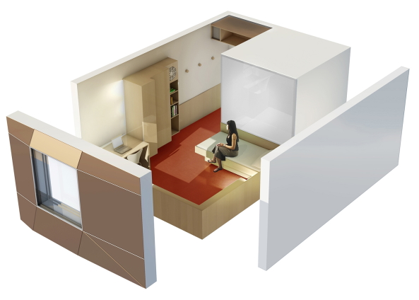 ANMA, DEERNS, Paris, Maison de l�Ile de France, Studentenwohnen, Campus, Energiekonzept