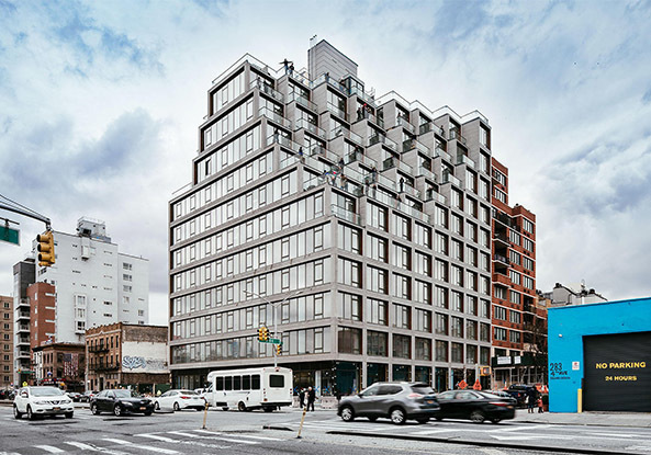 Wohnungsbau, Glasfassade, New York City, Brooklyn, ODA Architects