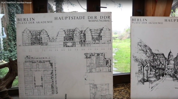 ...hatte Grasser ein visionres Konzept fr innerstdtischen Wohnungsbau mit terrassierten Grten, Parkpltzen und Passagen eingereicht, der wesentlich dichter als das Plattenbauquartier Berlin-Marzahn gewesen wre.