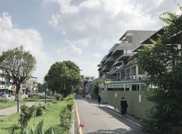 Wohnungsbau, Beton, Verschattung, Balkone, Terrassen, Taiwan, Wohnen, bbl