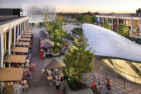 Einkaufszentrum, Bibliothek und Parkhaus von ACME in Melbourne